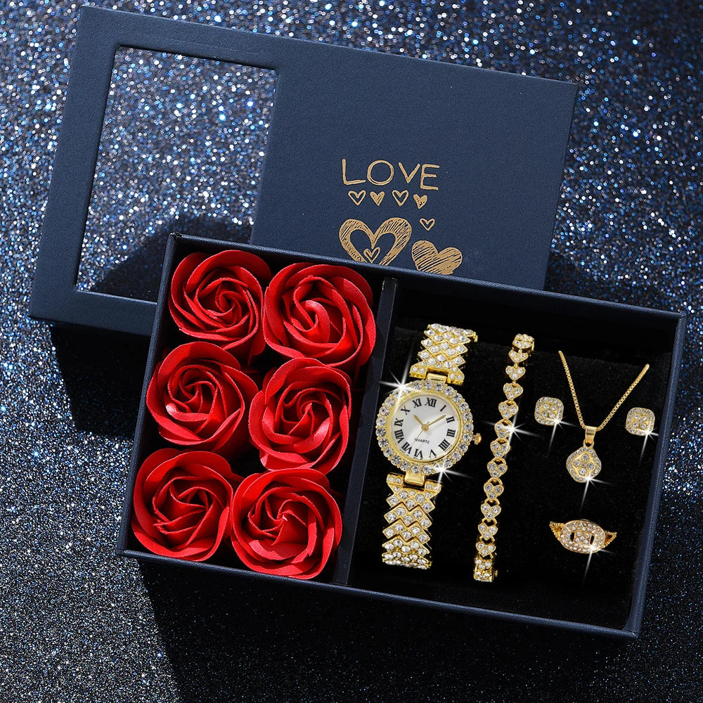 La rose diamantée