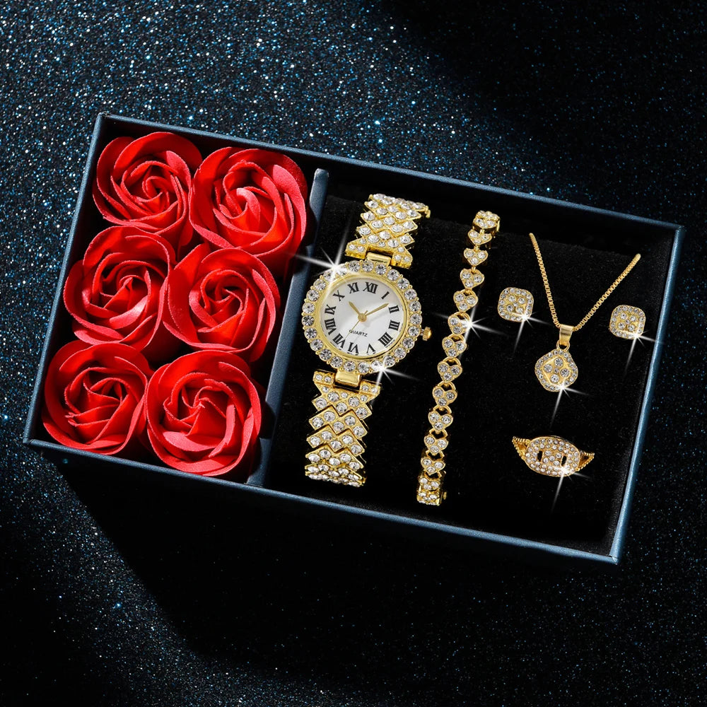 La rose diamantée