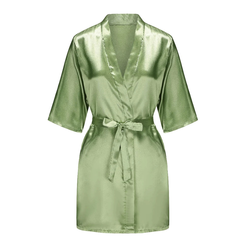 Peignoir en satin
