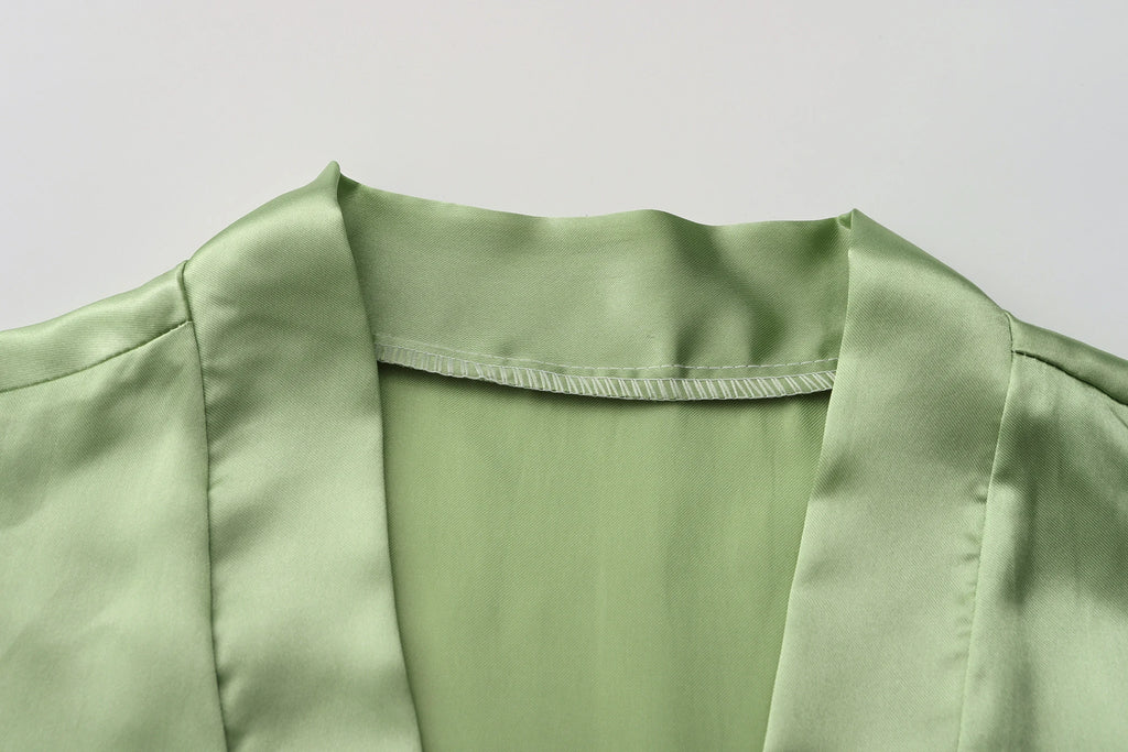Peignoir en satin