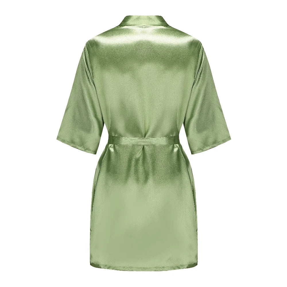 Peignoir en satin